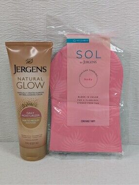 SOL by Jergens Sunless Tanning Mitt + Daily Moisturizer